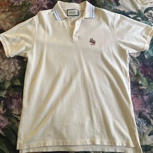 AUTHENTIC LIKE NEW GUCCI POLO SHIRT. Shirt is XL but fits like a Large.